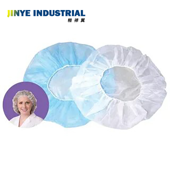 Disposable Non Woven Mob Cap Head Cover Cap for Doctors Caps