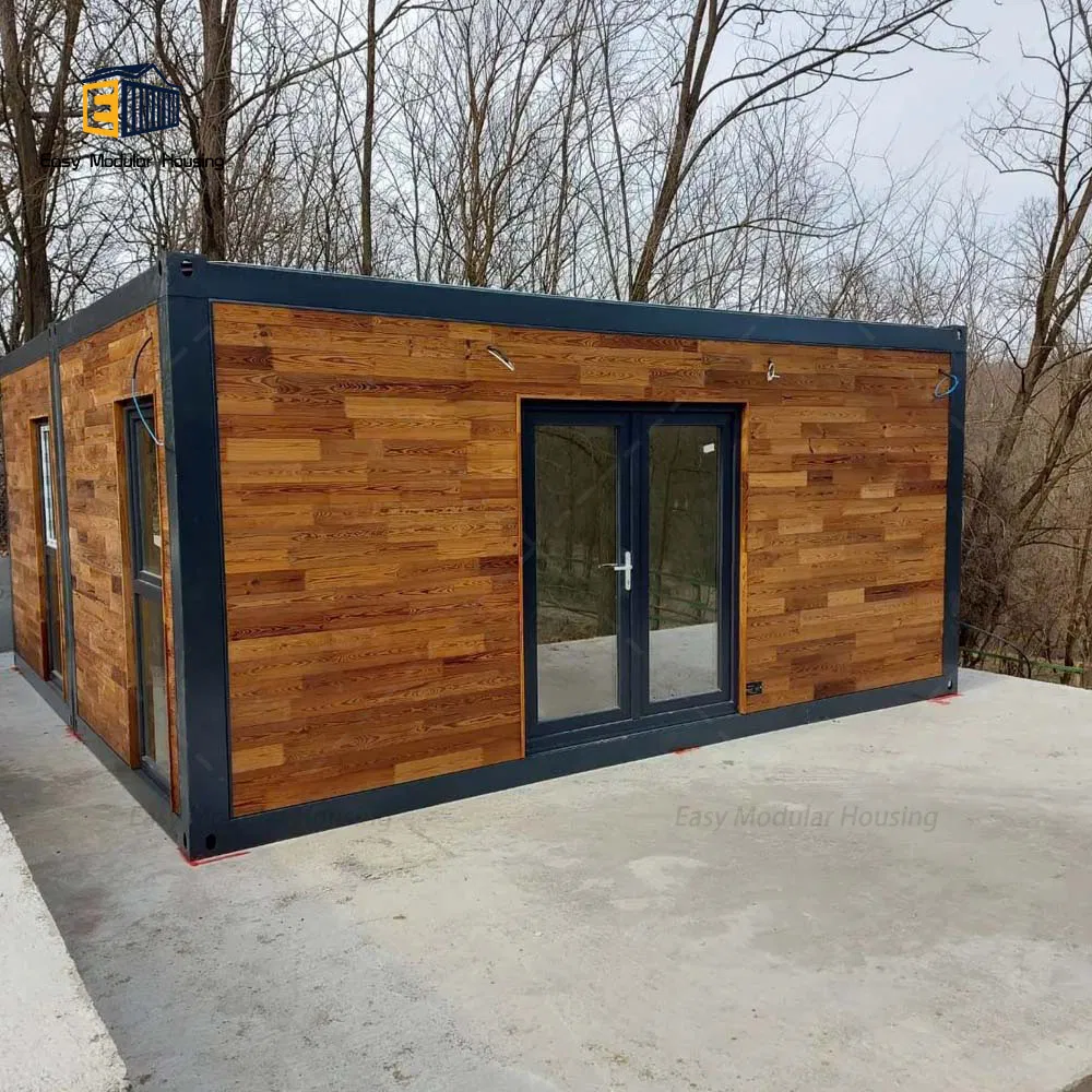 Professional Prefab Contiainer Home Swimming Pool Steel Building Wood Residential Prefabricated Villas