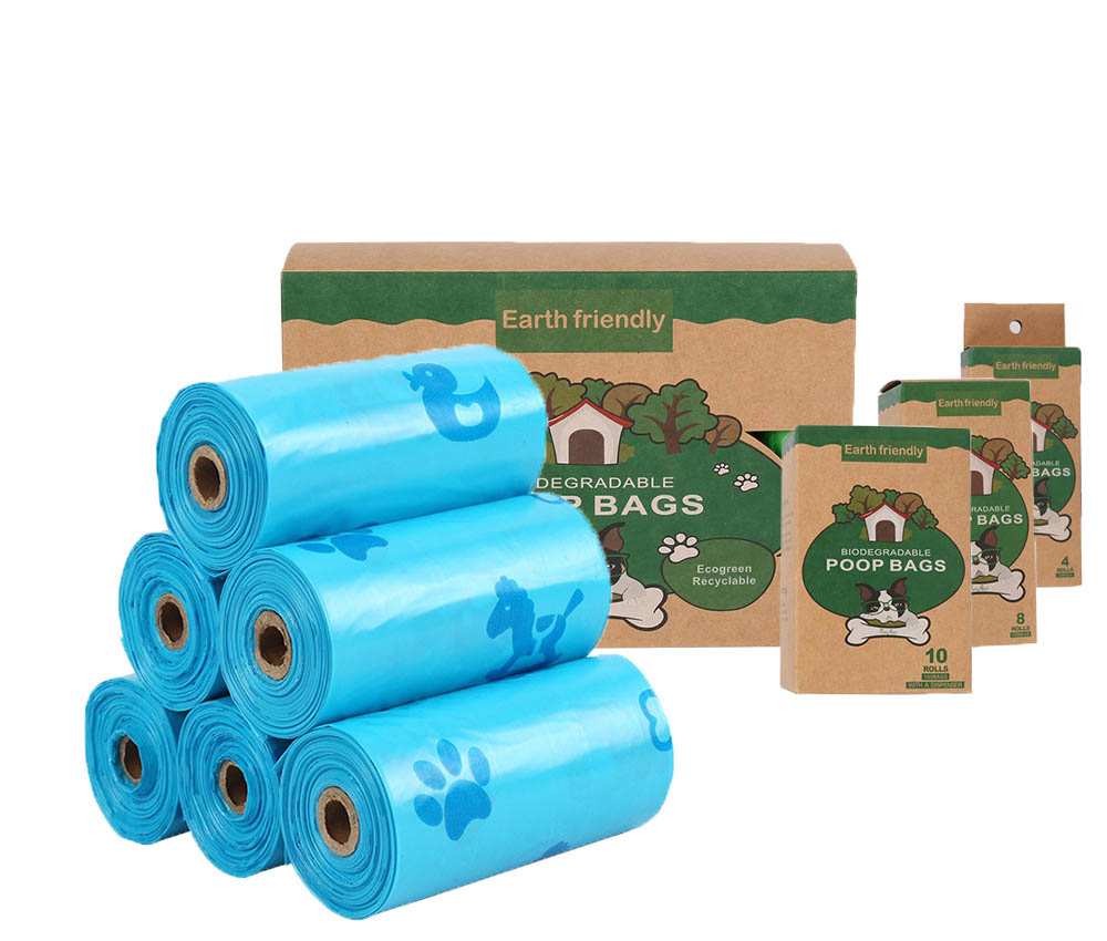 Wholesale BPA Free Custom Waterproof Leakproof Pet Doggy Dog Poop Garbage Plastic Bag Trash Bags on Roll for Dogs