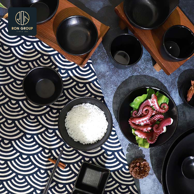 Elegant Eco-Friendly Dinnerware Kitchen Tableware Dishes Melamine Plate for Restaurant