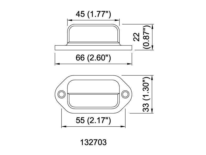 Светодиодные лампы для номерного знака, белые, хромированные