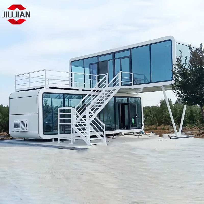 2 Story Mobile Prefabricated Modern Apple Cabin for Pod Hotel