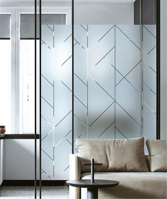 Float Ultra Solid Acid Etched Glasstranslucent Acid Frosted Glass for Bathroom Door