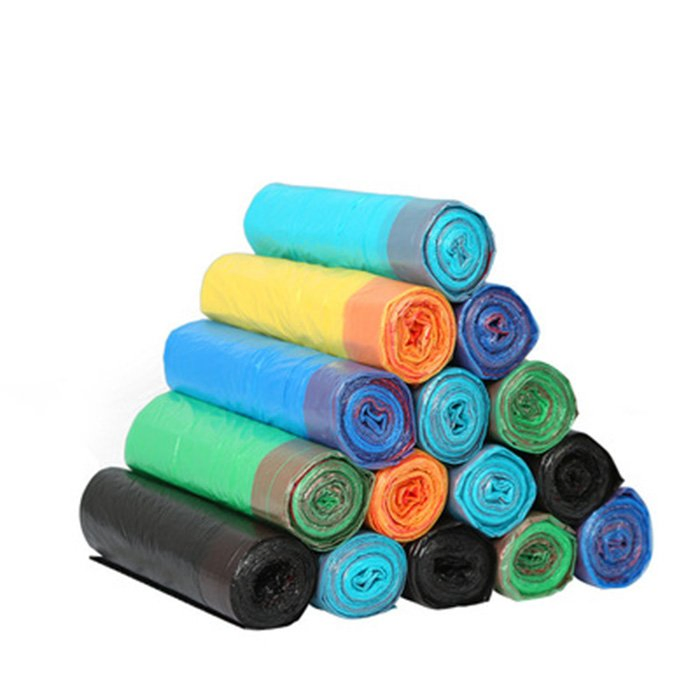 Eco Friendly 100% Rubbish Bag Plastic Trash 4 Gallon Drawstring Garbage Bags