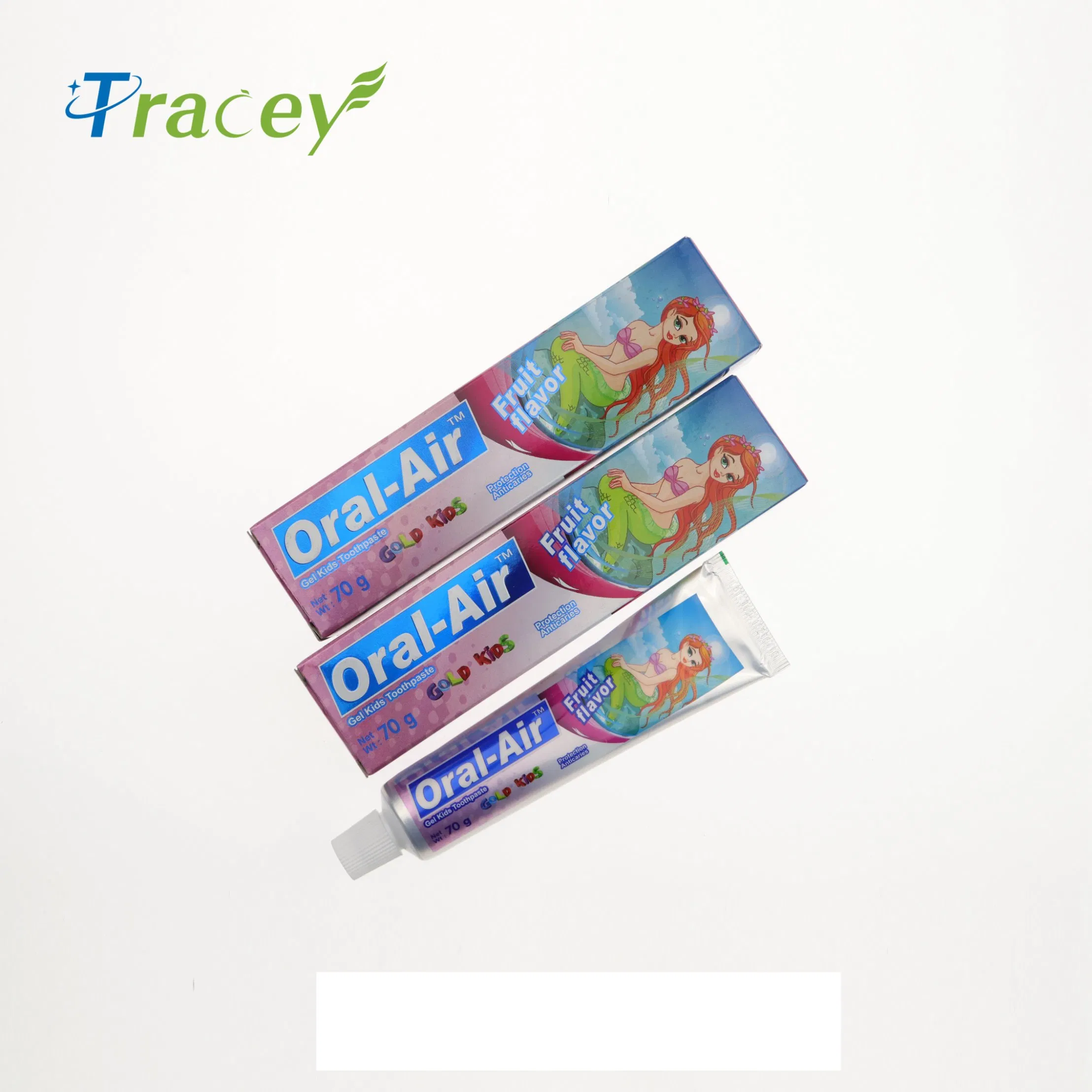 Blue Gel Toothpaste 70gr Kids Baby Children Dentifrice Bubble Gum Flavour OEM Toothpaste Manufacture