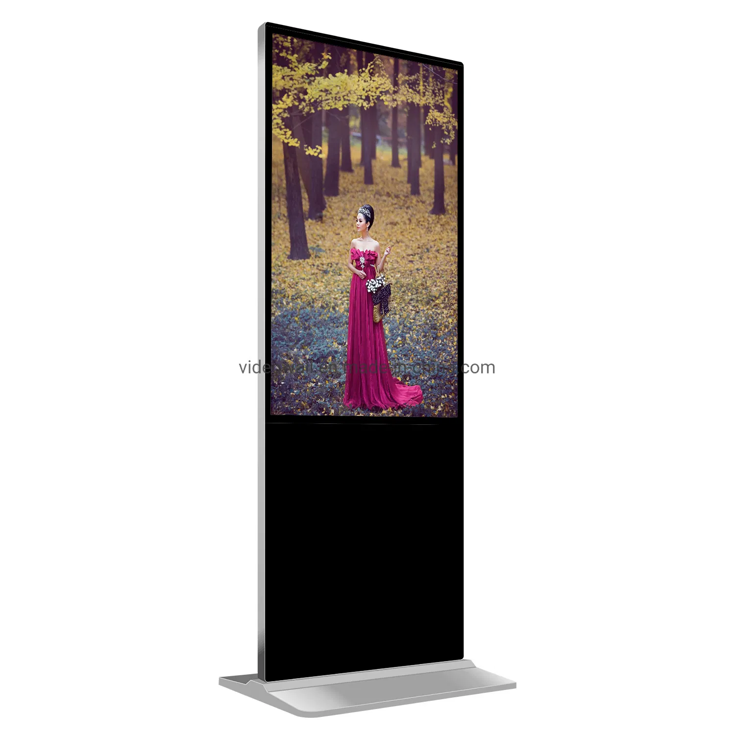 Infrared touch Android 4G AD player floor stand 55" digital signage kiosk