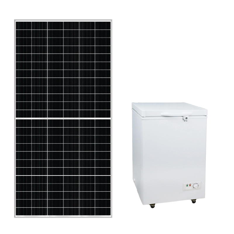 Beach Bar Ice Cream Low-Consumption Solar Chest Inverter Freezer