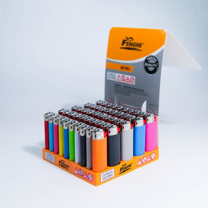 Mini Custom Brand and Design Factory Direct Supply Plastic Disposable Pocket Gas Cigarette Lighter