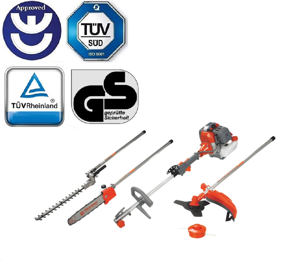Forest Garden 6 in 1 Set Multi Function Brush Cutter 52cc