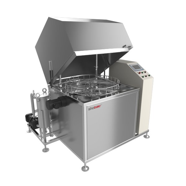 Rotor Shaft Rotary Spray Cleaning Machine