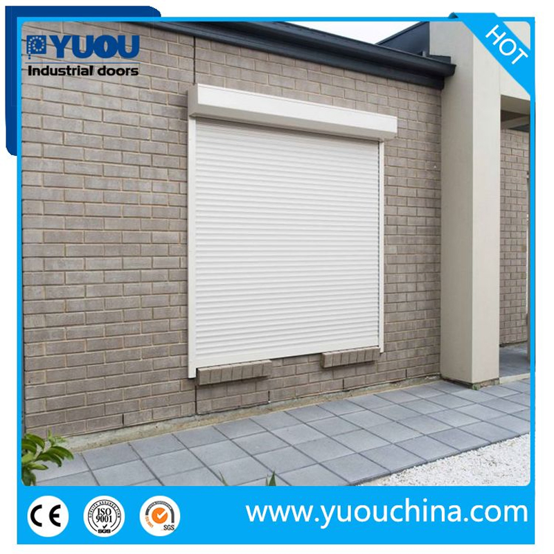 White Outdoor Installed Aluminium Window Roller Shutter