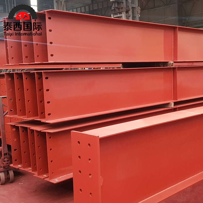 Light Steel Structure Warehouse Fabrication Workshop H Steel Beam and Column Construction