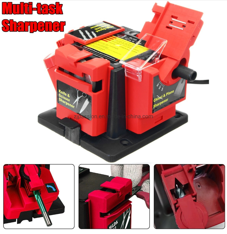 Electric Multi-Task Sharpener Drill Bit Knife Scissor Chisel Plane Sharpener