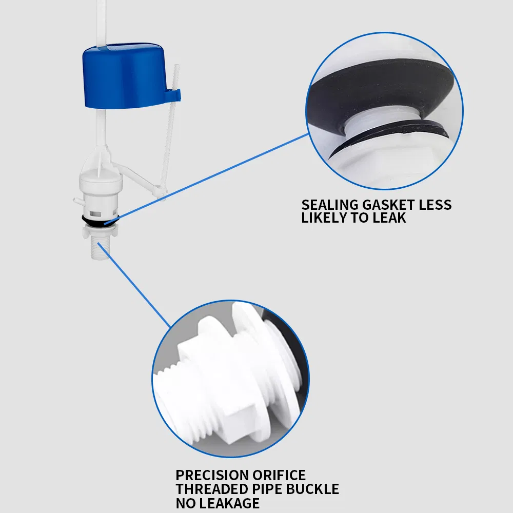 Bathroom Toilet Tank Fitting Filling Valve Set Water Saving Flush Valve