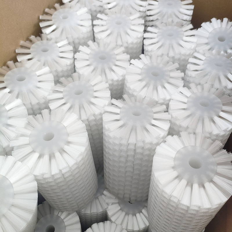 Customized Nylon Bristle Cleaning Vegetable Glass Conveyor Bor Belt Brush Roller