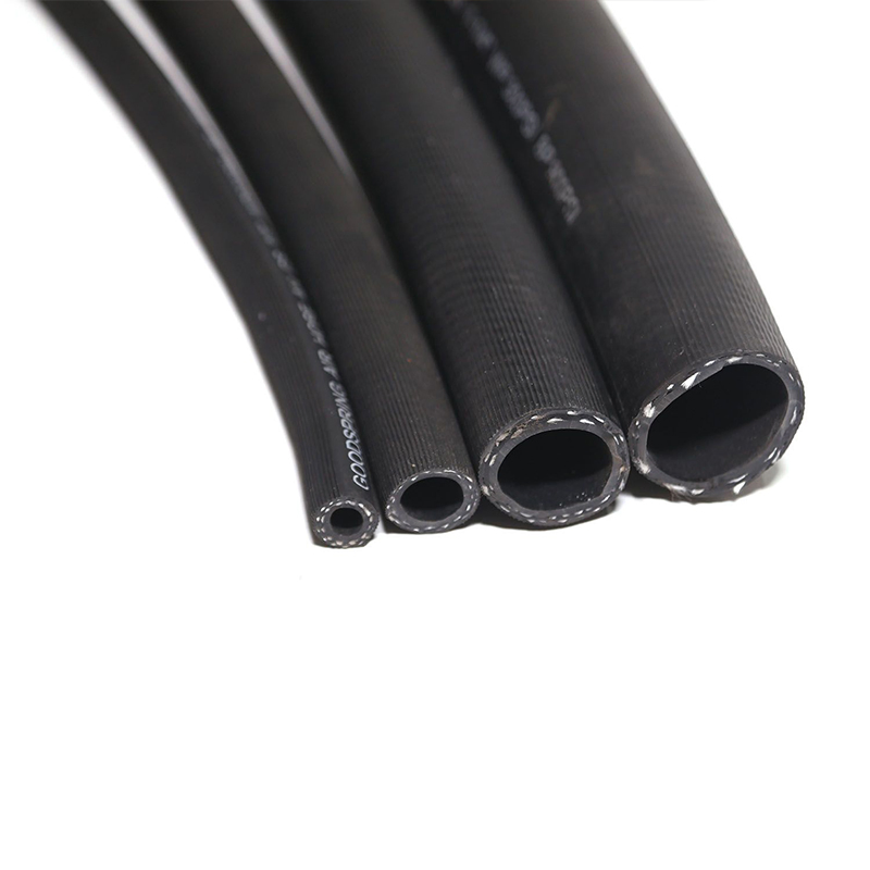 Black Rubber Hose One Layer Fiber Braided Hydraulic Rubber Hose