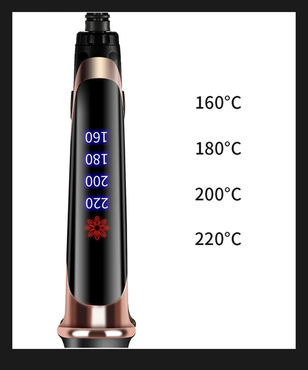 Выпрямитель волос с титановыми пластинами 450°C