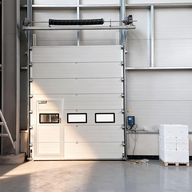 Robust Steel Sectional Overhead Door for Heavy-Duty Factories