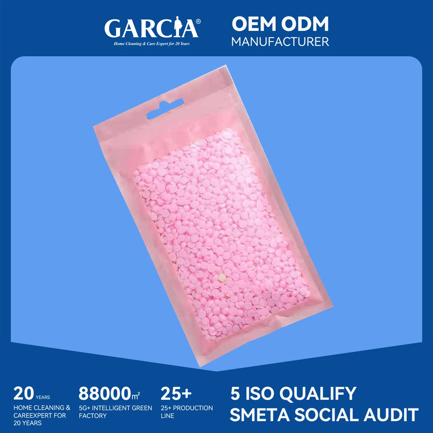 Garcia Long-Lasting Scent Enhancer Beads for Floral Freshness in Laundry
