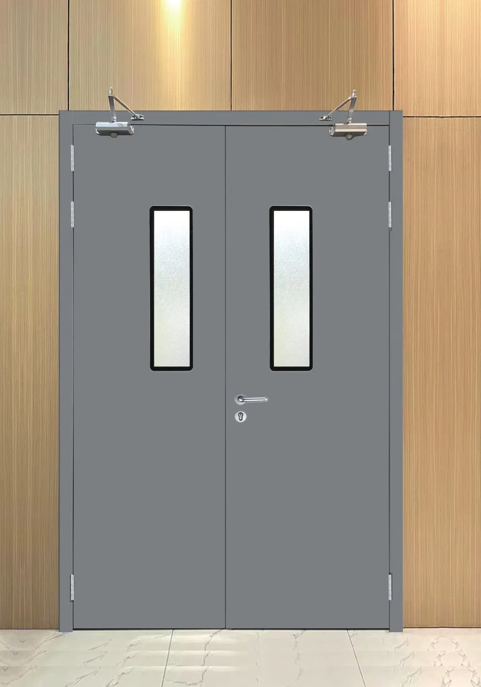 Premium Fireproof Security Door - Durable Stainless Steel Construction