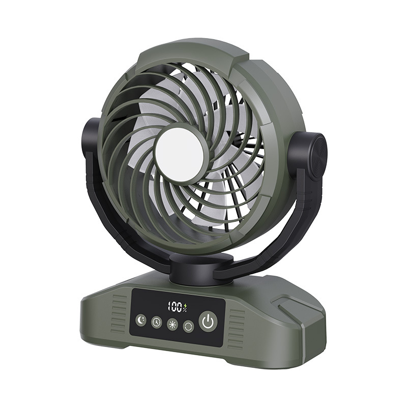 Versatile Desktop Outdoor Fan with USB Charging Capability