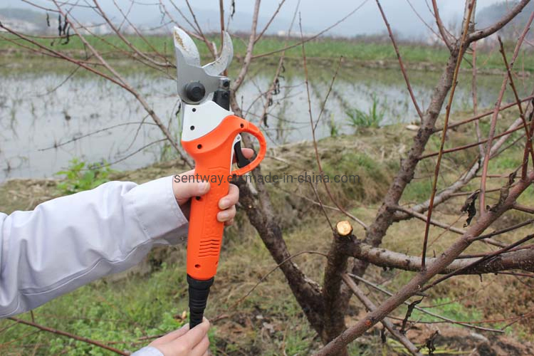Lithium Battery Easy Hold Pruning Shears Tree Branch Cutting Electric Pruner