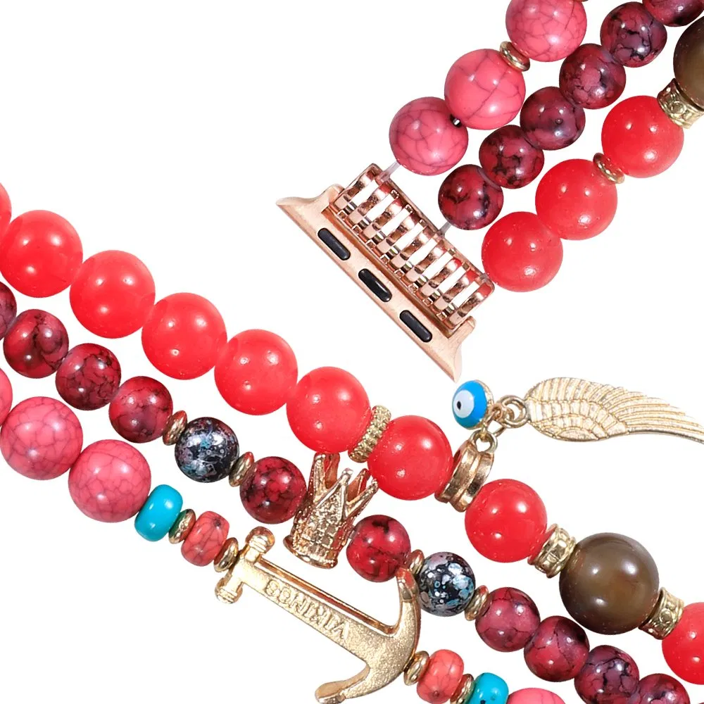 New Design Jewelry Beaded Bracelet for Apple Watch Series 38/40/42/44mm for Iwacth Band Watch Accessories