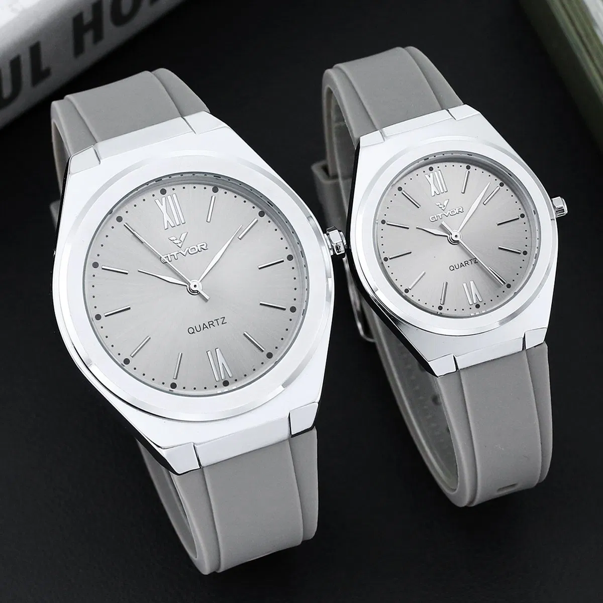 Customize Sport Waterproof Silicone Strap Men Watch Couple Watch