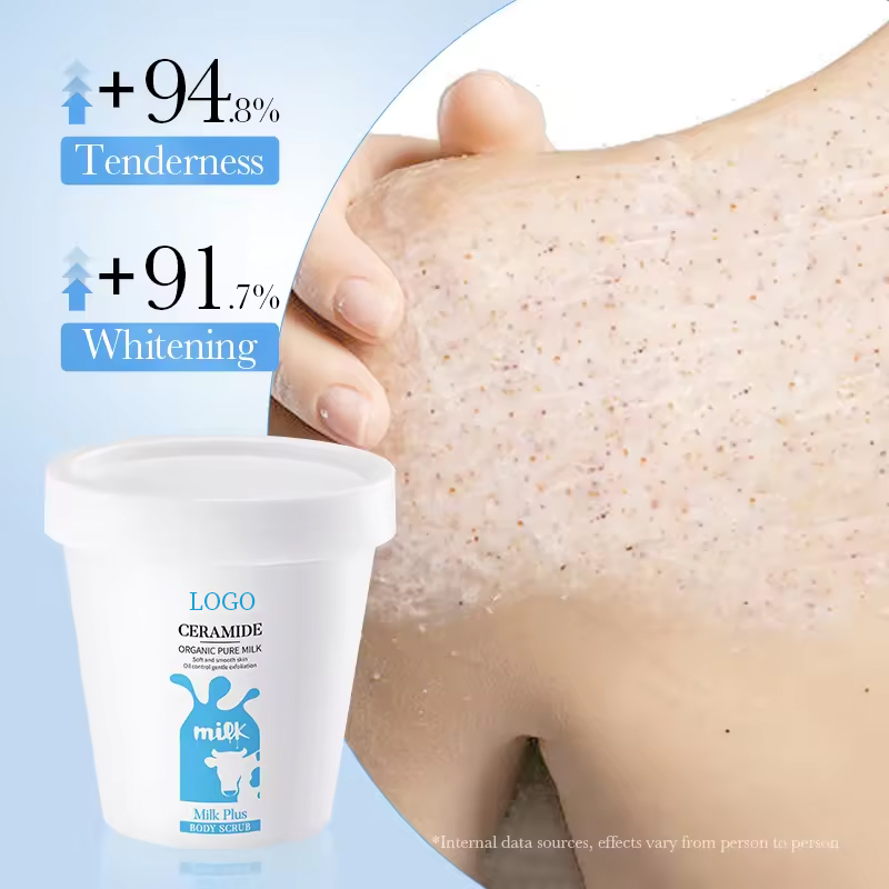 Ditong Ceramide Milk Deep Clean Exfoliating Dead Skin Lift Brightening Skin Whitening Body Scrub