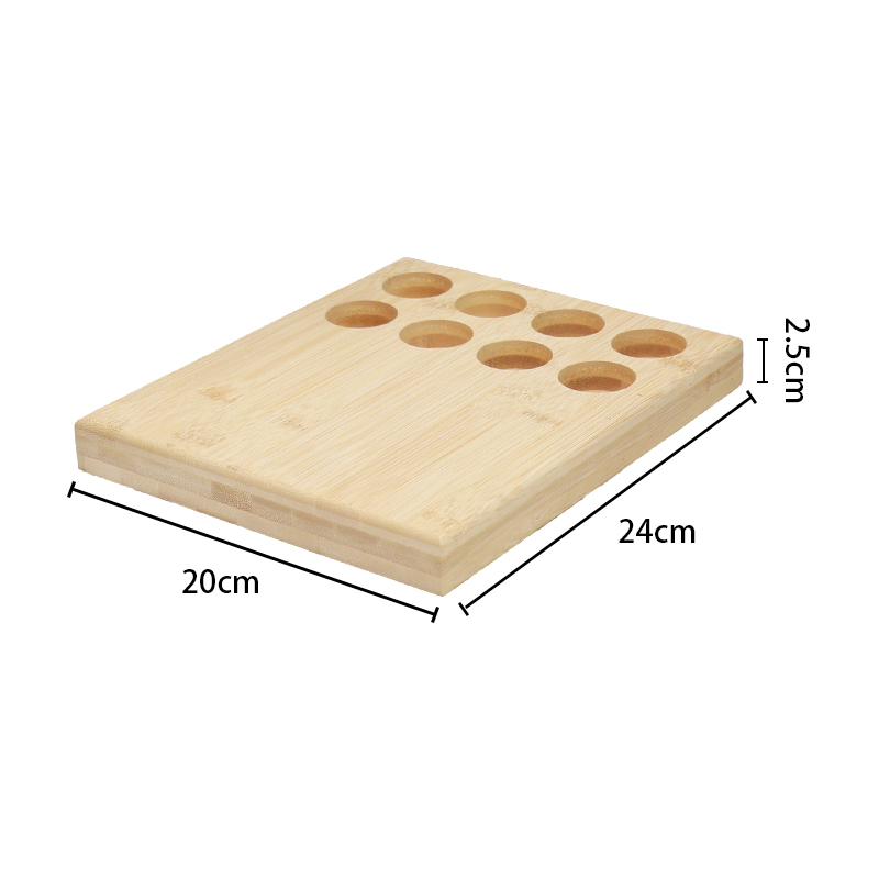 FSC&BSCI Aromatherapy Oils Wooden Essential Oil Carry Rack Holder Organiser
