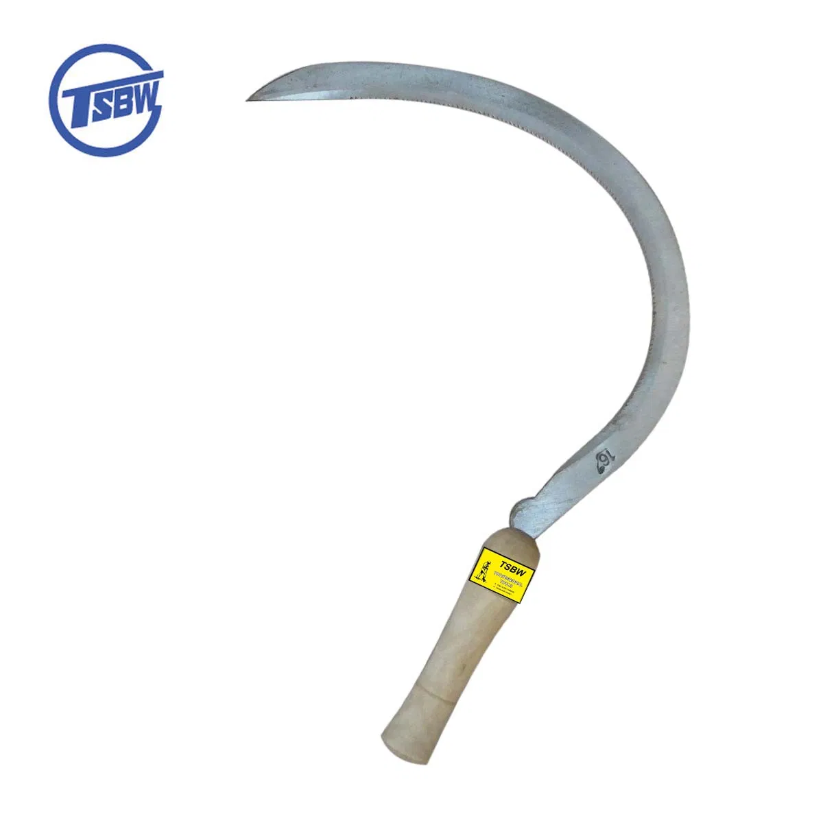 Wooden Handle African Type Garden Farming Steel Metal Sharpen Sickle