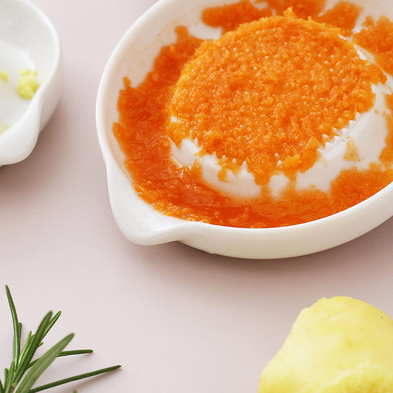 High Quality Kitchen Accessories Custom Ceramic Grinder Plate Garlic Ginger Plate Ceramic Kitchen Tool