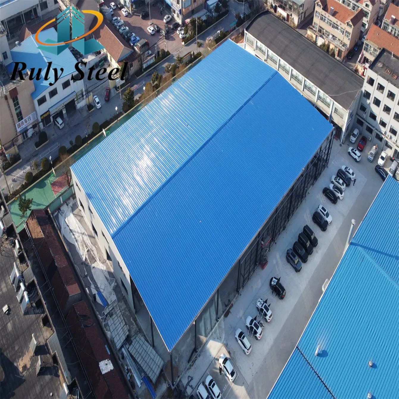 High Seismic Resistant H Steel Beam Prefabricated Steel Structure Warehouse