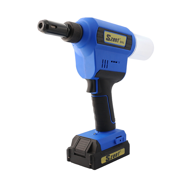 Szent-Bm6 Lithium Battery Rivet Nut Tool Riveter for 1/4" Bom Rivet