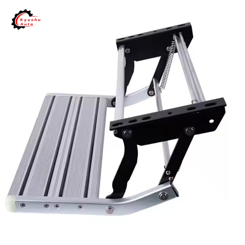 High Quality 550 Aluminum Alloy Single Layer RV Caravan Trailer Folding Step for Camper