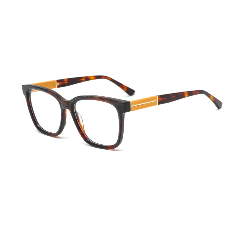High Quality Fashion Acetate and Metal Combined Eyeglass Frame