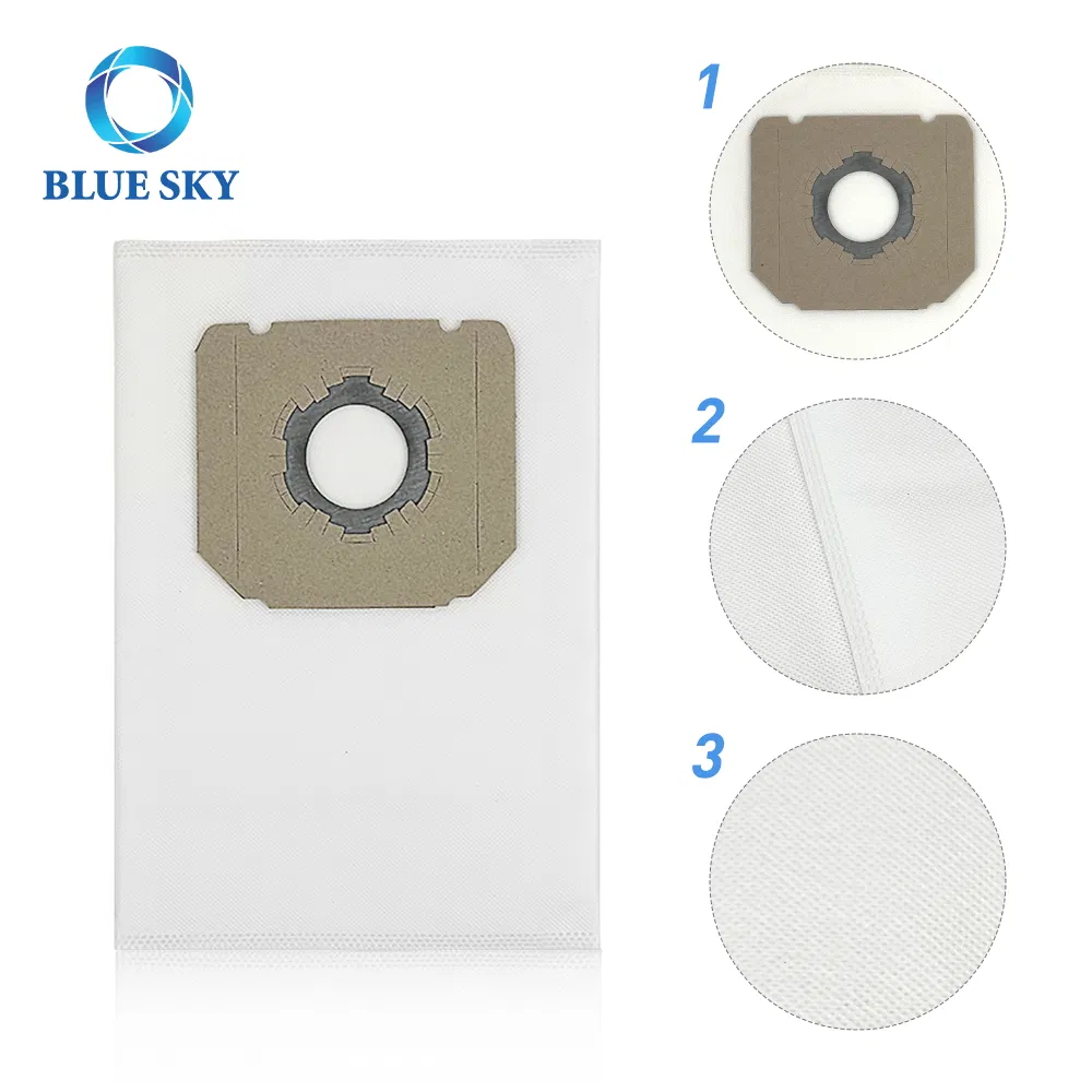 Vacuum Cleaner Filter Bag Fits for Karcher Wd4, Wd5, Mv4, Mv5mv6 Wet & Dry Vacuums