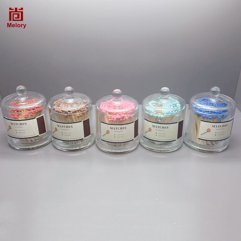 High Quality 7.5cm Safety Matches of Glass Bell Jar