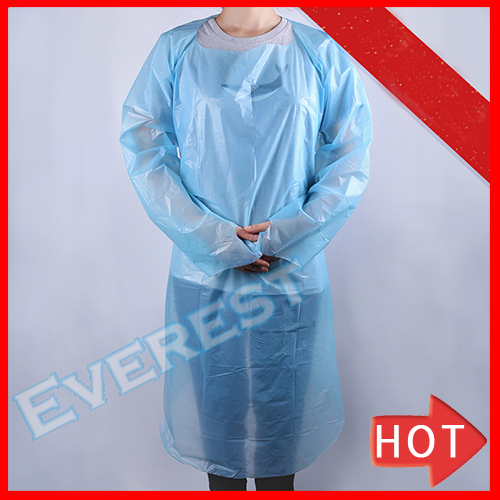Disposable PE/PP+PE/CPE/ Surgical Gown Isolation Gown with Thumb