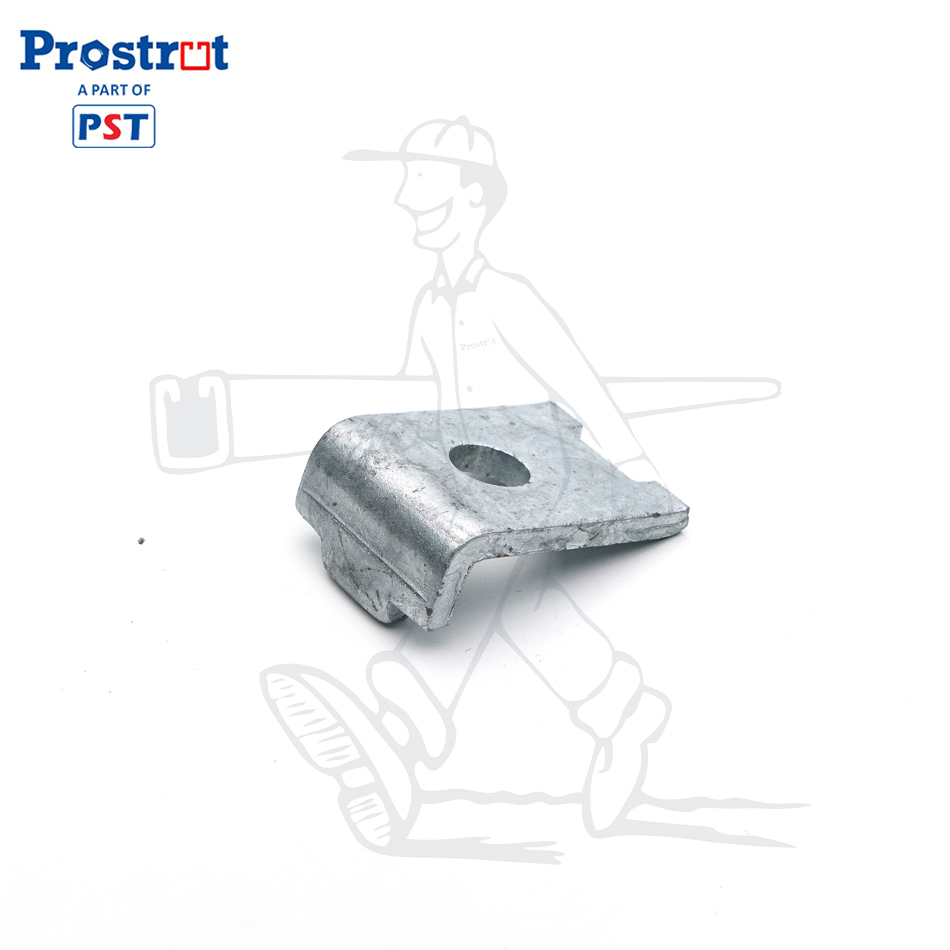 Strut to Beam Clamp Notched Type for 1-5/8" Strut Channel, Carbon Steel
