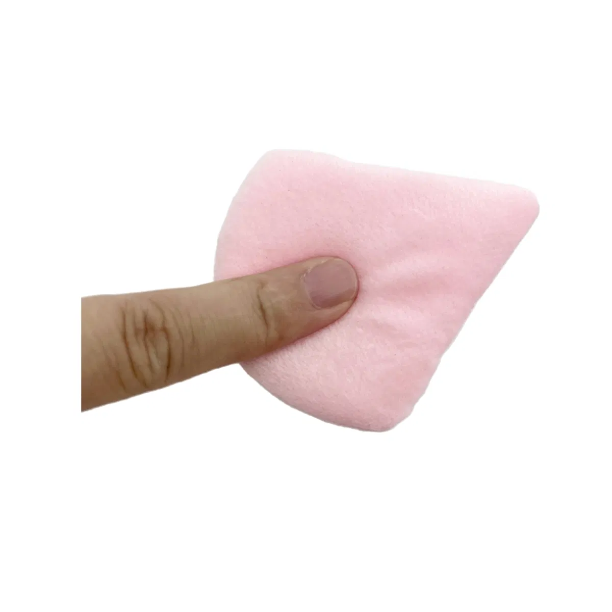 Non-Disposable Custom Fan-Shaped Makeup Sponge Puff Portable Cosmetic Powder Puff