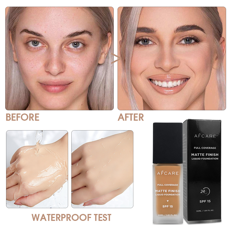 Luxury Skin Makeup Cruelty-Free Waterproof Moisturizer and Beauty Bronzer Oil-Free Foundation