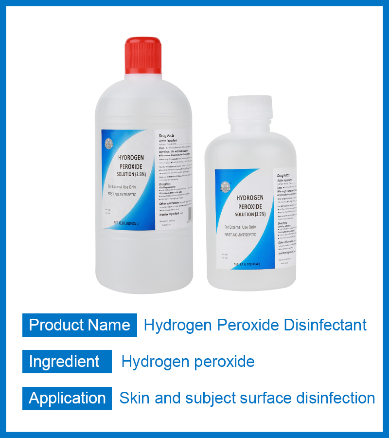 3% Hydrogen Peroxide Liquid Disinfectant 500ml Sary Object Surface Disinfection Food Grade