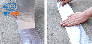 Reinforced Waterproof Foil Aluminum Seal Tape Butyl Pipe Repair Surface Crack Mending Self Adhesive Tape