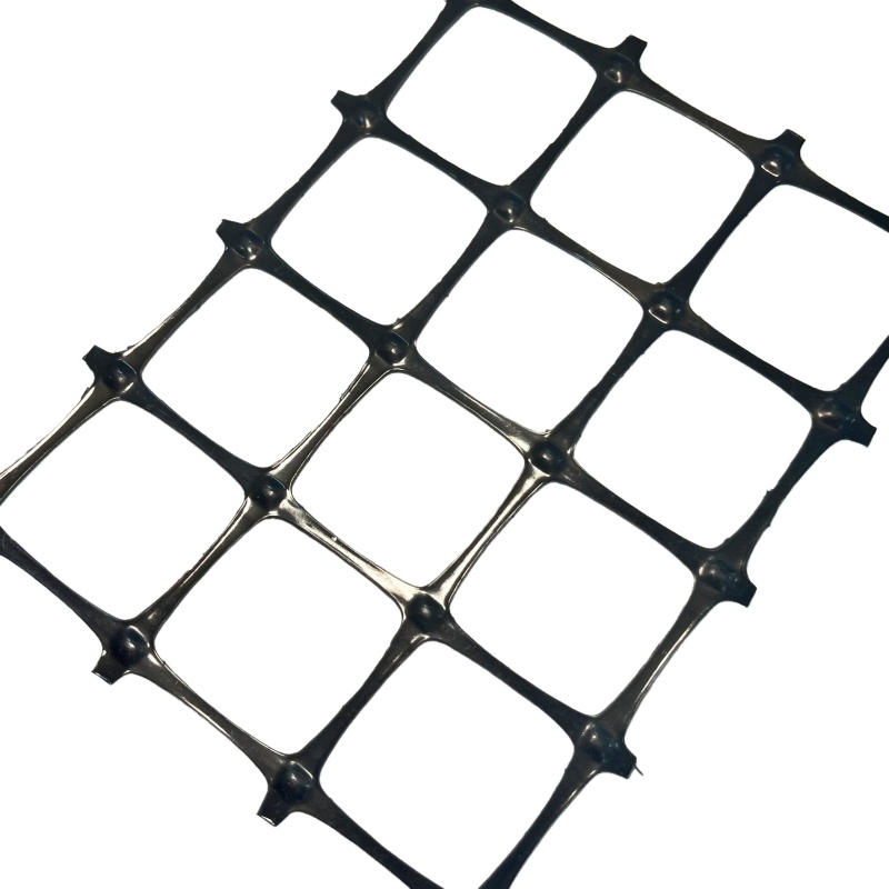 Biaxial High Strength Tensile Road Construction Plastic PP Geogrid