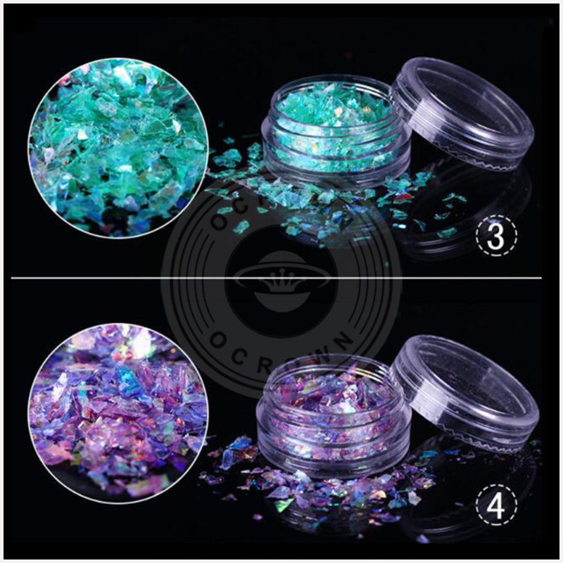 Starry Mystery Chameleon Shinning Flaky Form Nail Polish Glitter