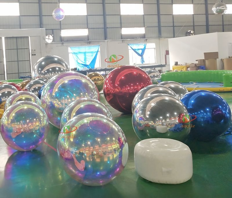 China Factory Custom Large Inflatable Disco Mirror Balloon, Inflatable Mirror Ball for Advertising
