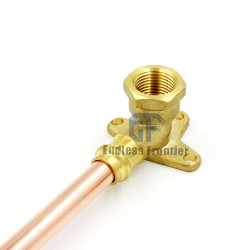 Copper Press Coupling Elbow Tee Sanitary Plumbing Water