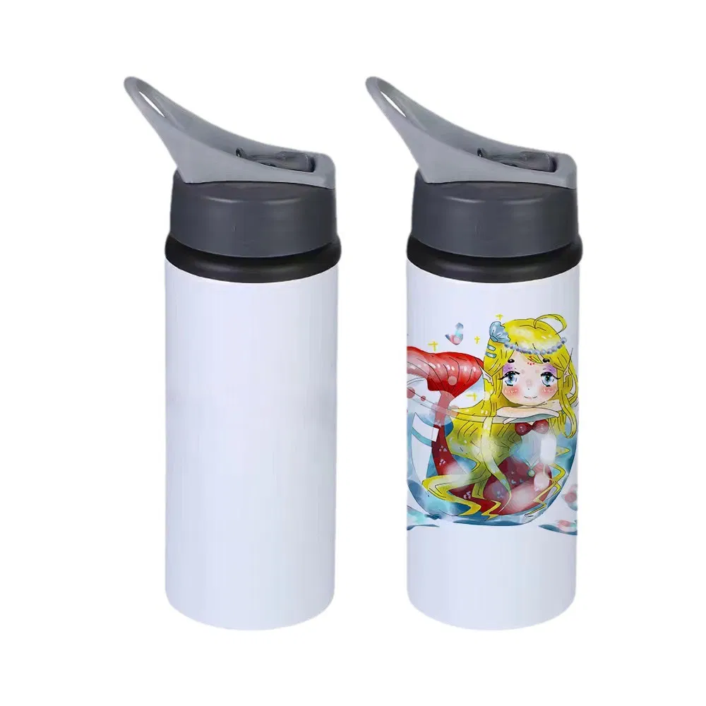 Aluminum Customizable Cartoon Tote Lid Portable Water Cup
