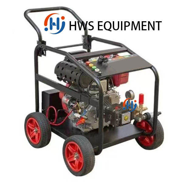 3600psi Diesel Engine Industrial 15lpm Water Jet Cleaning Water Surfase Cleaning Pump